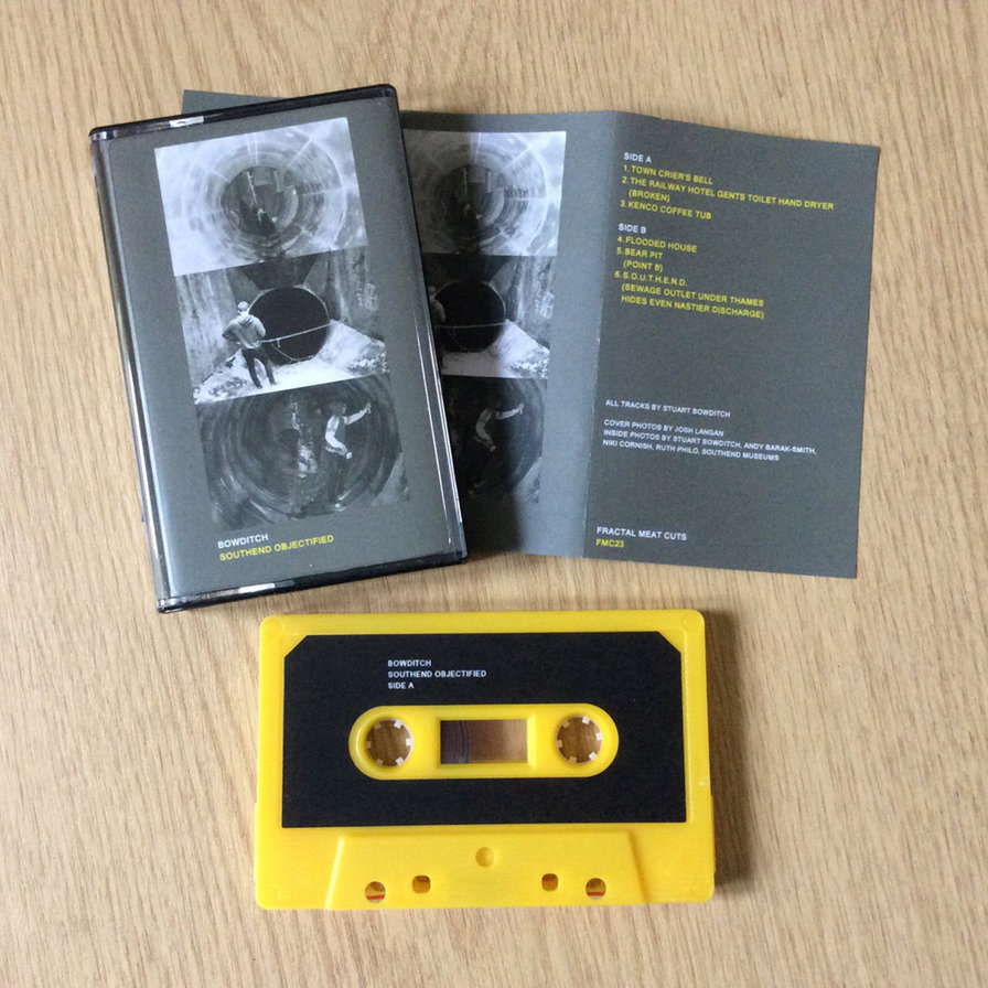 Photograph of yellow cassette and its cover